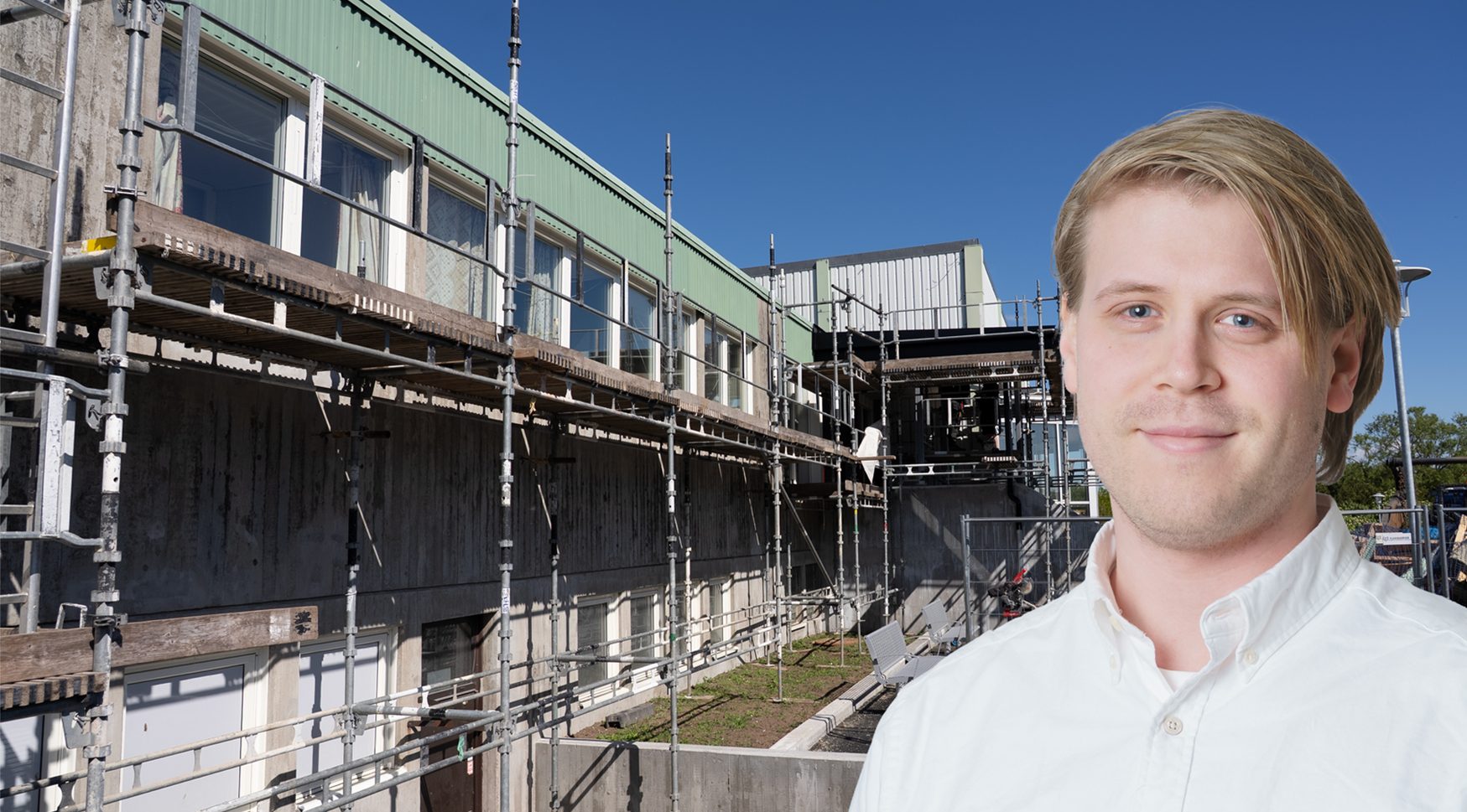 Johan Olsson, underhållsingenjör på Sjöbohem